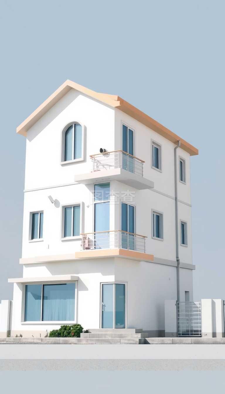 抽象藝術(shù)與未來居住 探索住宅建筑的矢量設(shè)計之美